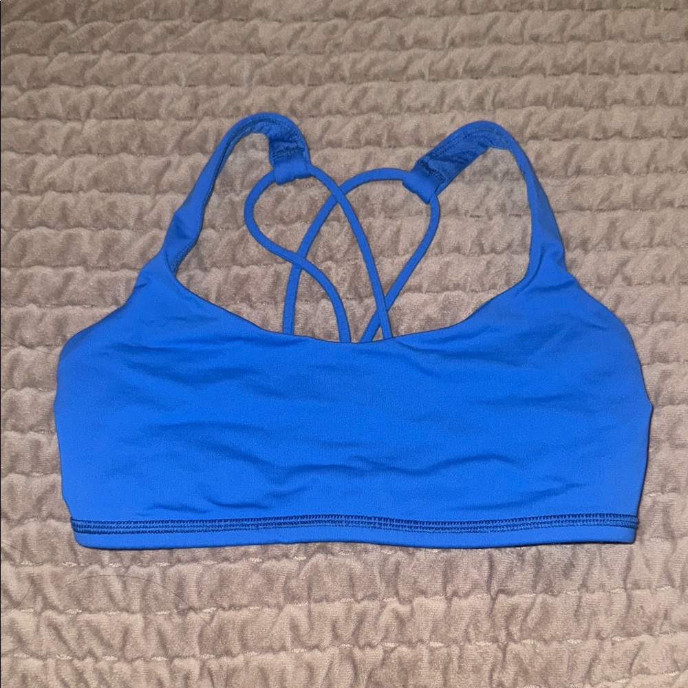 Lululemon Athletica Vibrant Blue Sports Bra